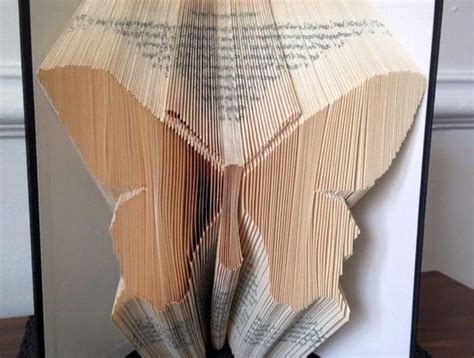 livre origami papillon plié en papier art origami moderne Book Folding