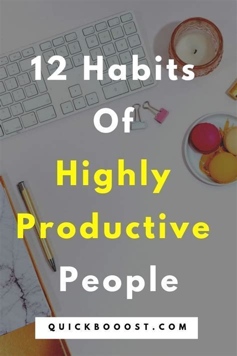 How To Be Productive 22 Habits Of Highly Productive People Artofit