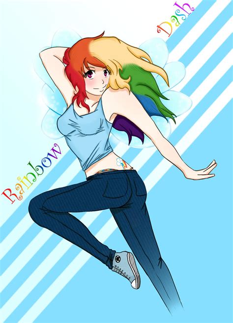 Mlp Human Rainbow Dash By Gracieleighjones On Deviantart