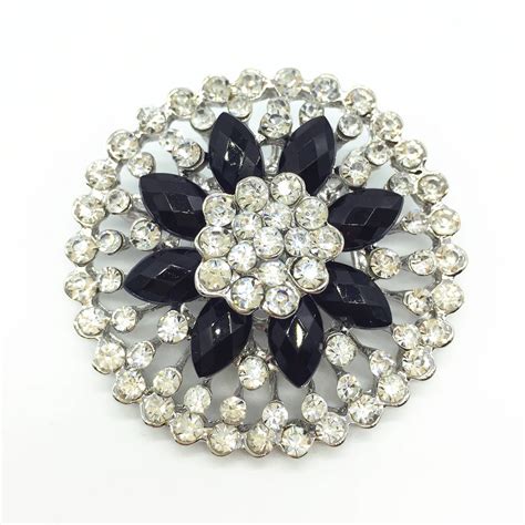 Marguerites Nouveau Mode Bijoux Belle Métal Fleur Strass Broches Pour