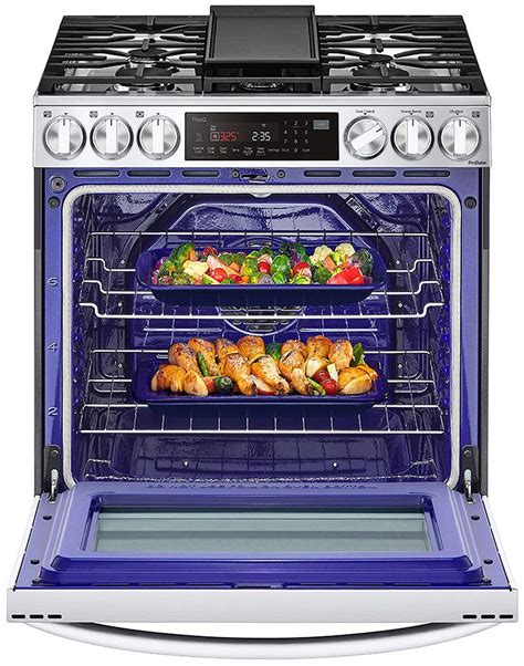 Lg 63 Cu Ft Smart Slide In Gas Range Lsgl6335f Abt