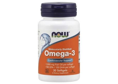 Omega 3 DHA 120 Mg EPA 180 Mg 30 Kaps W BioU