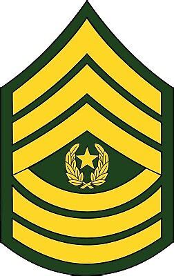 U.S. Army Command Sergeant Major Rank Insignia Decal / Sticker | eBay