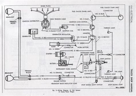 1954 Chevy Motor Electric Diagram