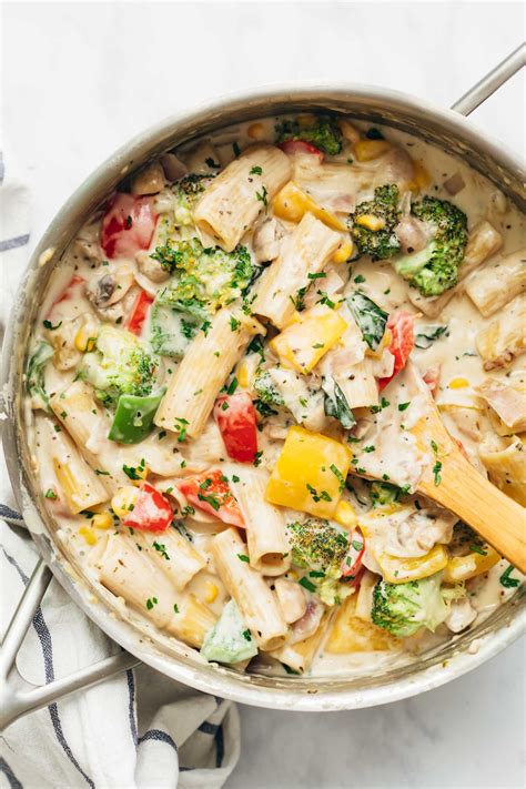 Vegetarian White Sauce Pasta Recipe White Pasta Sauce Recipe White