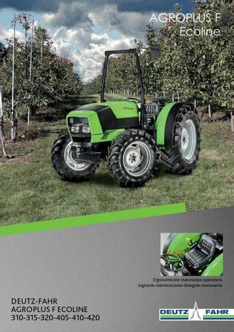 Deutz Fahr Agroplus F Ecoline Brochure Polski By Deutz Fahr Issuu