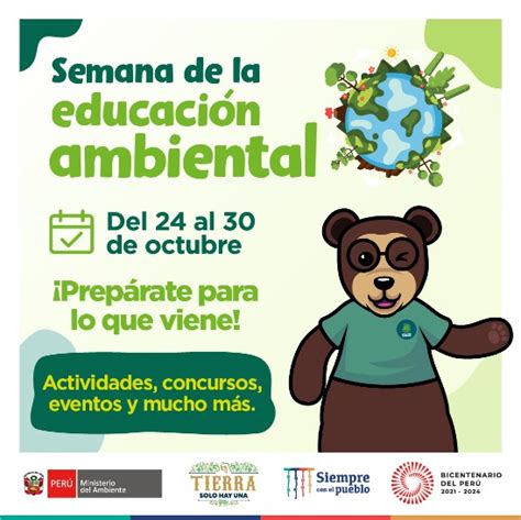 Minam Organiza La Semana De La Educaci N Ambiental