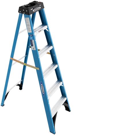 Werner 6-ft Fiberglass Type 1 - 250 lbs. Capacity Step Ladder at Lowes.com