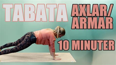 10 Minuter Tabata För Axlar And Armar Youtube