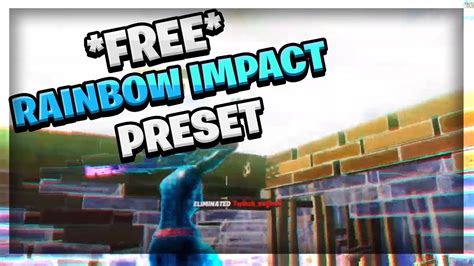 Free Insane Rainbow Impact Presets Edit Like Yarn Numby Penguin