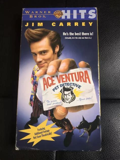 ACE VENTURA VHS Movie Pet Detective Jim Carrey Vintage 1994 Comedy