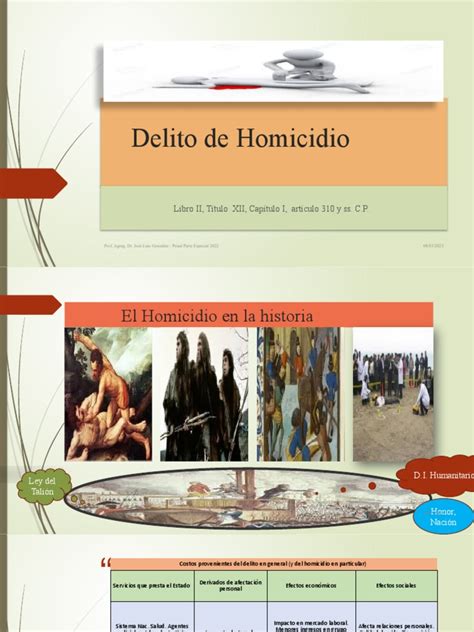 Homicidio 2022 Pdf Intención Derecho Penal Derecho Penal