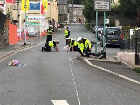 Police Release Pictures Of Blood Soaked Road After E Scooter Horror