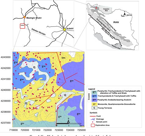 Figure 1 From Regional Geochemical Exploration For Cu Au Deposit Based