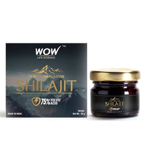 Buy Wow Life Science Pure Himalayan Shilajit Resin Online