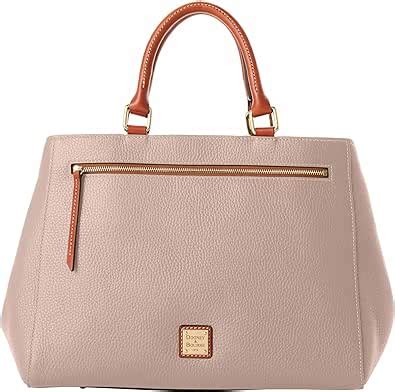 Amazon Dooney Bourke Handbag Pebble Grain Zip Satchel Oyster