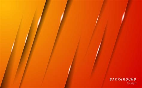 Orange Futuristic Shape Shiny Geometric Template Background Design