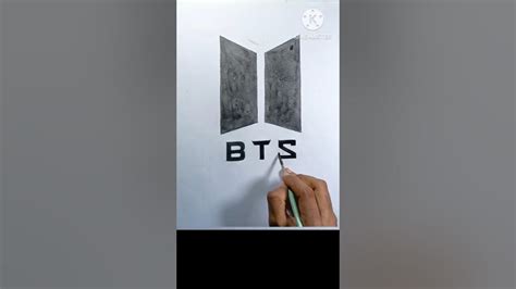 How To Draw Bts Logo Bts Shorts Youtube