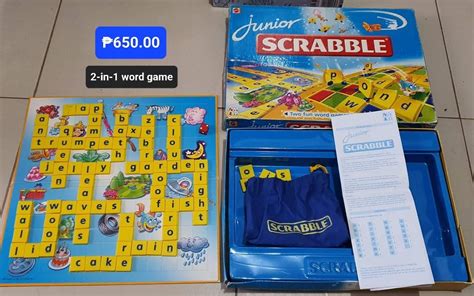 Scrabble Junior Hobbies Toys Toys Games On Carousell