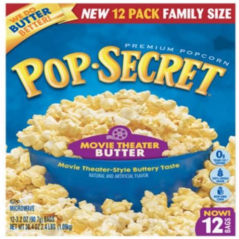 Pop Secret Movie Theater Butter Microwave Popcorn Pack Of 14 14