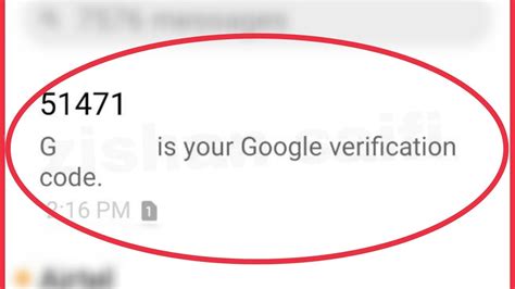 Google Account Fix G Is Your Google Verification Code Sms Problem