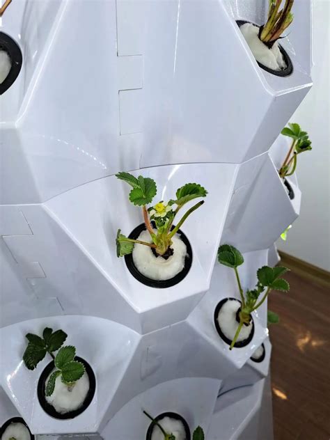 New Hydroponics Vertical Motorized Rotating Garden Aeroponic Tower Farm