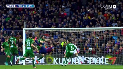 Luis Suarez Bycicle Kick Goal Vs Levante Youtube