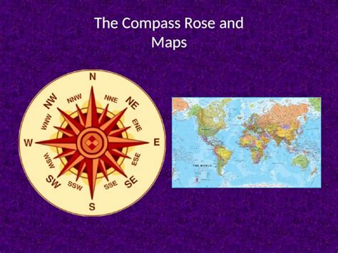 Pptx The Compass Rose And Maps Dokumen Tips