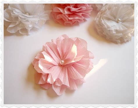 Crepe Paper Streamer Flowers Materials Streamer Double Sided Tape