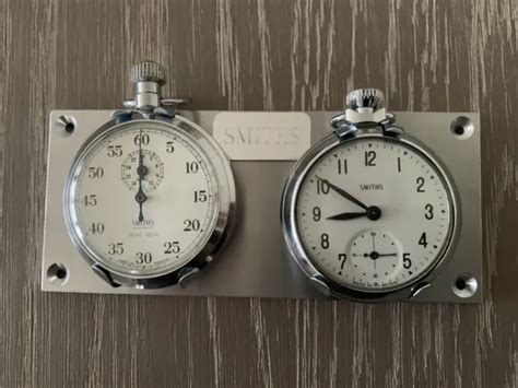 MONTRE VINTAGE SMITHS Stopwatch Rally Timer Smiths Tableau De Tableau