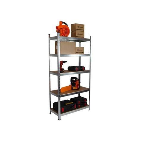 3 x Galvanised Garage Shelving Unit (265KG) - Boltless | ParkerBrand