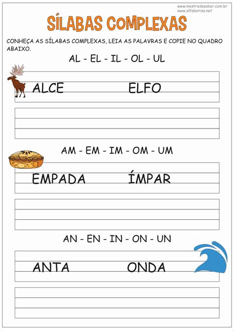 Atividades S Labas Complexas Para Alfabetiza O Nyagah Co Ke