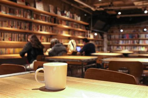 Tokyo Book Cafes Forest Library Inside Coffee