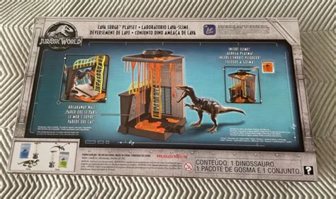 Mattel Jurassic World Lava Surge Playset Slime Baryonx £29900