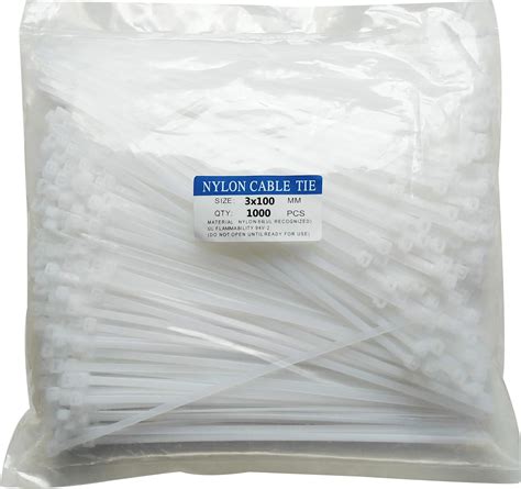 Amazon Amgate 1000 Pcs Write On Tags Wire Zip Ties Cable Mark Tags