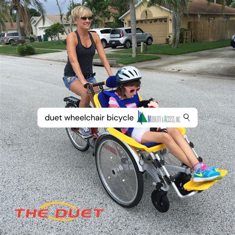 The Duet Wheelchair Duet Wheelchair Tandem Bicycle