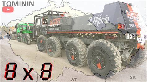 Czech Truck Trial Compilation 2022 Region Map Tatra 8x8 Youtube