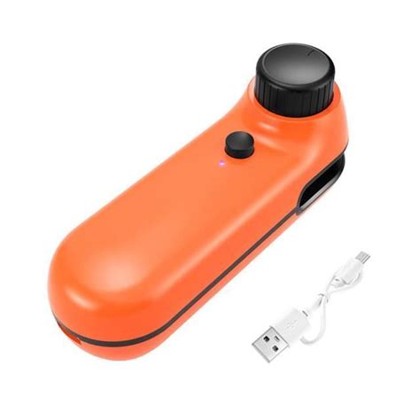 Mini Scellant Orange Mini Thermoscelleuse Rechargeable Par Usb