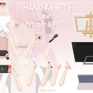 Hand Assets for Vtuber PNGTuber Vtube Studio Twitch Youtube Etsy México