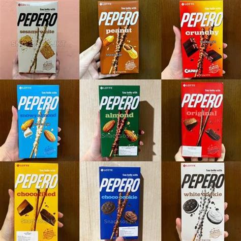 Jual Lotte Pepero White Cookie White Sesame Choco Cookie Nude Choco NUDE ISI COKLAT