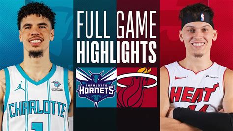 HORNETS At HEAT NBA PRESEASON FULL GAME HIGHLIGHTS October 10 2023