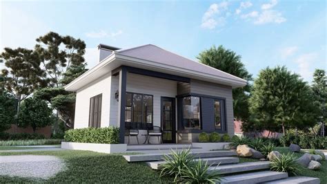 6x7 Meters Small House Floorplan 1 Bedroom House Plan Modern Small House 1 Story House Etsy