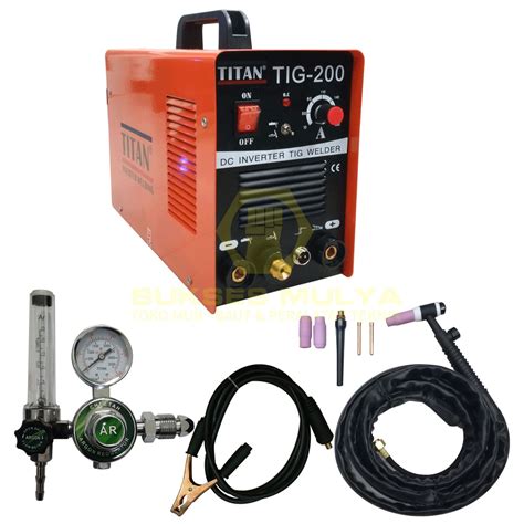 Jual Mesin Las Argon Titan 200 A Trafo Las Inverter Tig Indonesia