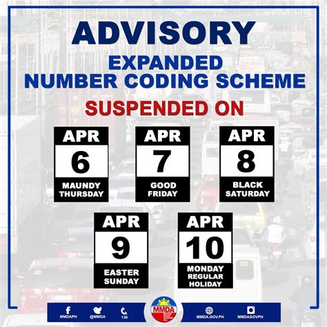 Valenzuela City On Twitter Rt Mmda Ngayong Semana Santa Suspendido