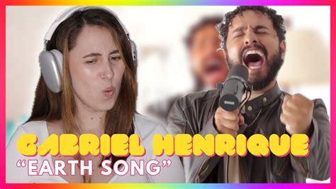 Gabriel Henrique Earth Song Mireia Estefano Reaction Video YouTube