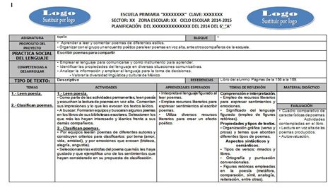 Planeación Por Semanas Del Sexto Grado Del Quinto Bloque Del Ciclo Escolar 2014 2015