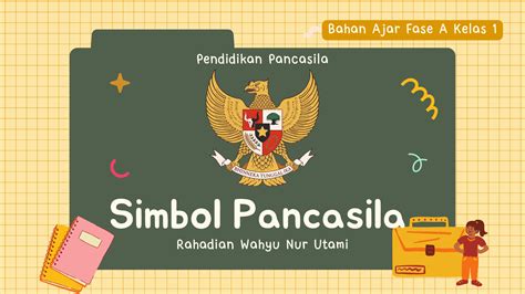 Simbol Simbol Pancasila Fase A Kelas 1 Download Modul Ajar Pendidikan