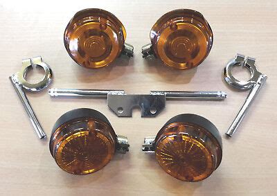 Blinker Set Rund Simson S50 S51 S70 SR50 SR80 Hinten Vorn Halter E