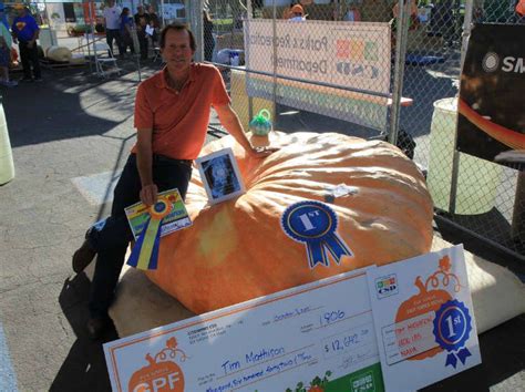 Napa Farmer Wins Giant Pumpkin Contest