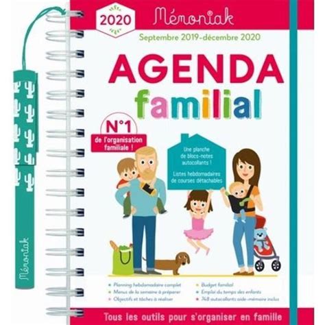 Agenda Familial M Moniak Edition Cdiscount Beaux Arts Et